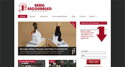 Desktop Screenshot of beingencouraged.com